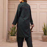 2pc - Stitched Embroidered Cambric Suit