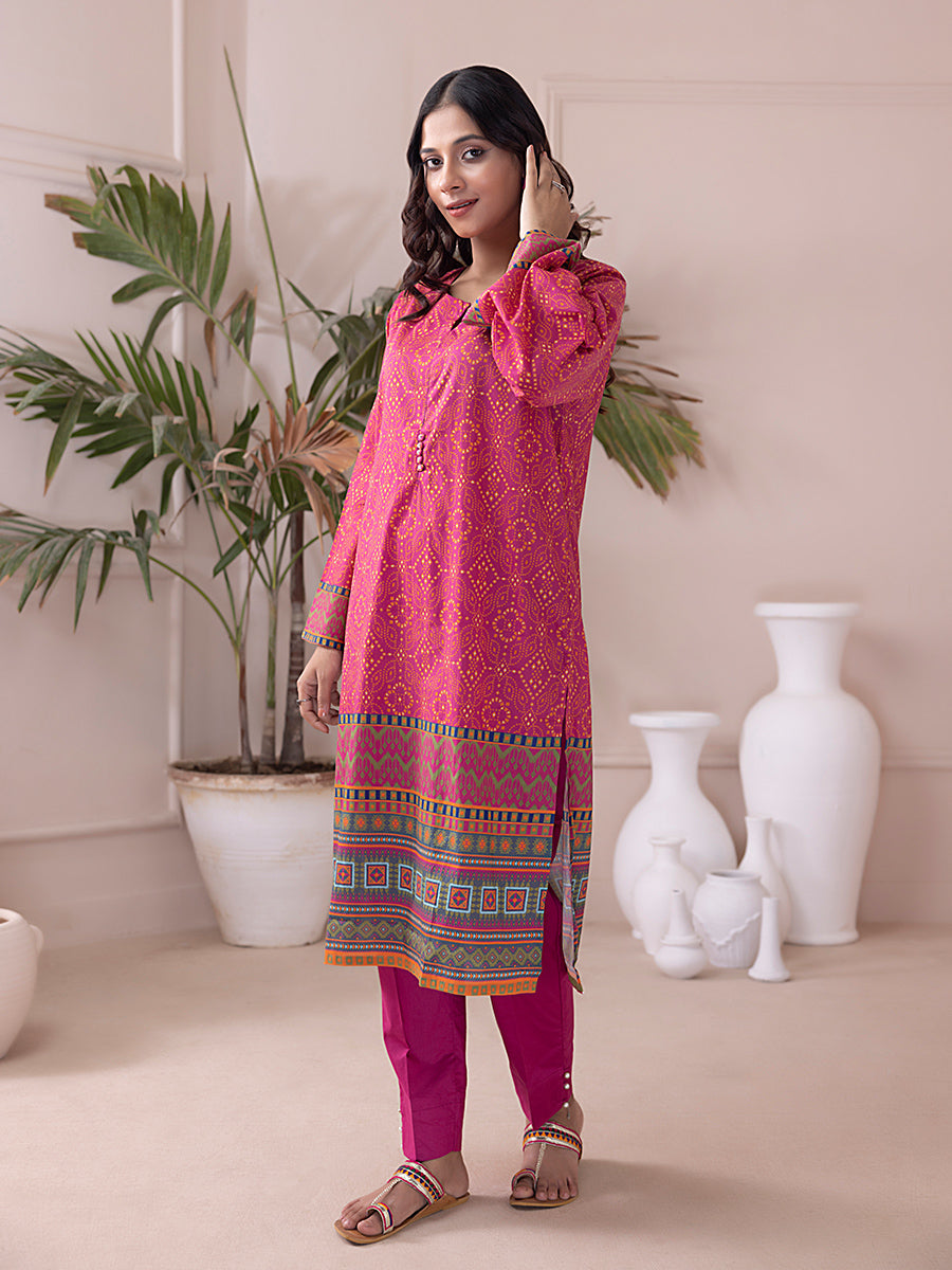 2pc Printed Stitched Suit