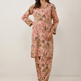 2pc- Printed Cambric Matching Separates