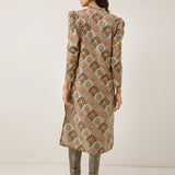 2pc - Stitched Floral Printed Cambric Suit