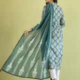 2pc - Lawn Stitched Shirt Dupatta