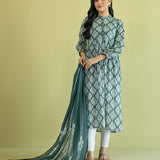 2pc - Lawn Stitched Shirt Dupatta