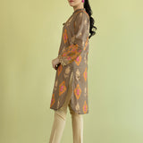 1pc - Stitched Basic Printed Lawn Shirt