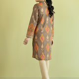 1pc - Stitched Basic Printed Lawn Shirt