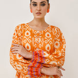 1pc - Stitched Basic Printed Lawn  Shirt