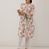 1pc - Stitched Basic Printed Lawn  Shirt