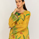 1pc Stitched Basic Printed Khaddar Shirt