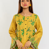 1pc - Stitched Basic Printed Khaddar Shirt