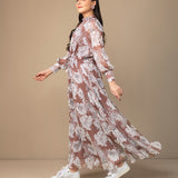 1pc - Stitched Chiffon Frock