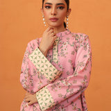 1pc - Stitched Basic Printed Lawn Silk Shirt