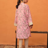 1pc - Stitched Basic Printed Lawn Silk Shirt