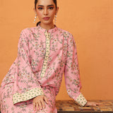 1pc - Stitched Basic Printed Lawn Silk Shirt