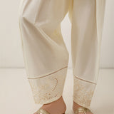 1pc Embroidered Stitched Shalwar