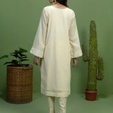 2PC Unstitched Dyed Embroidered Shirt & Trouser