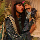 2pc Unstitched  - Printed Lawn Silk