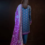 3Pc Stitched Printed Lawn suit