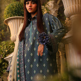 2pc Unstitched  - Printed Lawn Silk