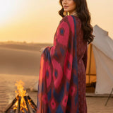 3PC Unstitched Printed Silk Lawn Suit (SUNS7ASI339)