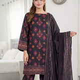 3PC Unstitched Printed Silk Lawn (SUNS25ASI184)