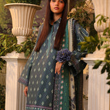 2pc Unstitched  - Printed Lawn Silk