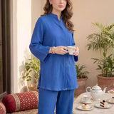 2PC Stitched Solid Suit (SS26L2PBCO551)