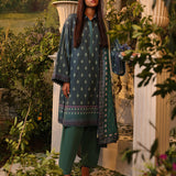 2pc Unstitched  - Printed Lawn Silk