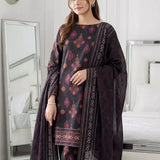 3PC Unstitched Printed Silk Lawn (SUNS25ASI184)