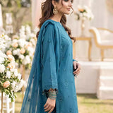 3PC Unstitched Cambric Embroidered Suit (SSW6U3P885)