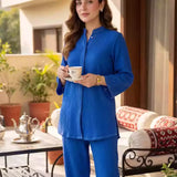 2PC Stitched Solid Suit (SS26L2PBCO551)