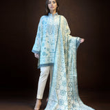 3pc Unstitched Lawn Suit