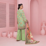 3pc Unstitched - Printed Lawn Suit