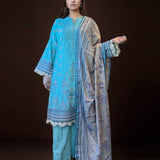 3pc Unstitched Lawn Suit