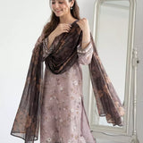 3PC Unstitched Printed Silk Lawn (SUNS25ASI179)