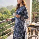 2PC Stitched Dobby Printed Suit (PEUFL2PBE141)