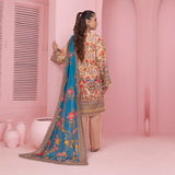 3pc Stitched - Printed Lawn Suit