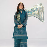 3PC Unstitched Festive Embroidered Suit (SUNW7NO105)