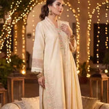 3PC Stitched Embroidered Suit (EUAL3PELP179)