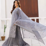 3PC Unstitched Festive Embroidered Suit (SUNW7CH101)