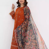 3PC Unstitched Festive Embroidered Suit (SUNW7NO103)