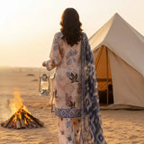 3PC Unstitched Printed Silk Lawn Suit (SUNS7ASI335)