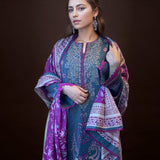 3Pc Stitched Printed Lawn suit