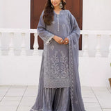 3PC Unstitched Festive Embroidered Suit (SUNW7CH101)
