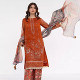 3PC Unstitched Festive Embroidered Suit (SUNW7NO103)