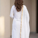 3PC Stitched Cambric Embroidered Suit (PML3PBC293)