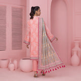 3pc Unstitched - Printed Lawn Suit