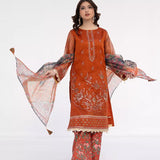 3PC Unstitched Festive Embroidered Suit (SUNW7NO103)