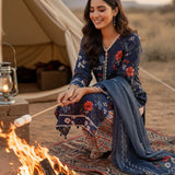 3PC Unstitched Printed Silk Lawn Suit (SUNS7ASI334)