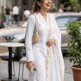 3PC Stitched Cambric Embroidered Suit (PML3PBC293)