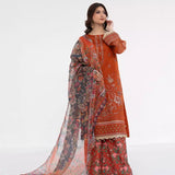 3PC Unstitched Festive Embroidered Suit (SUNW7NO103)