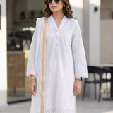 3PC Stitched Cambric Embroidered Suit (PML3PBC293)